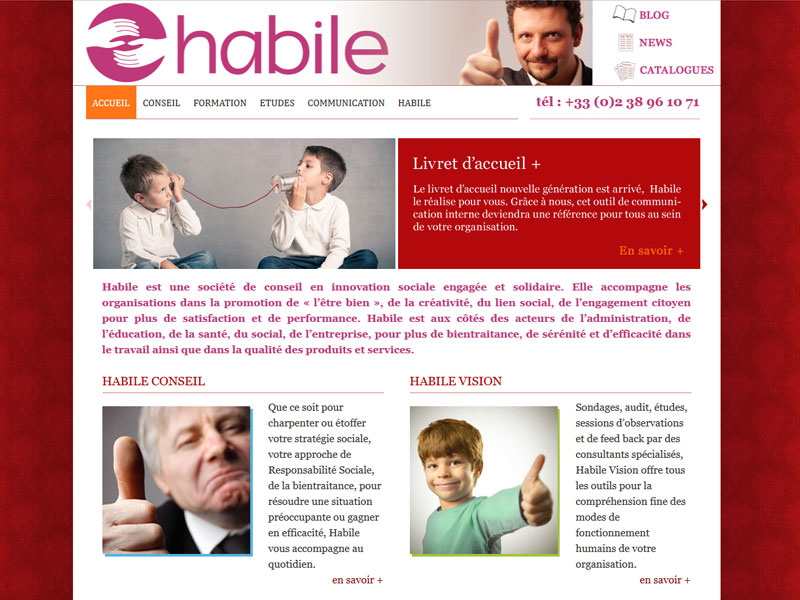 HABILE // 2013 // Site WEB